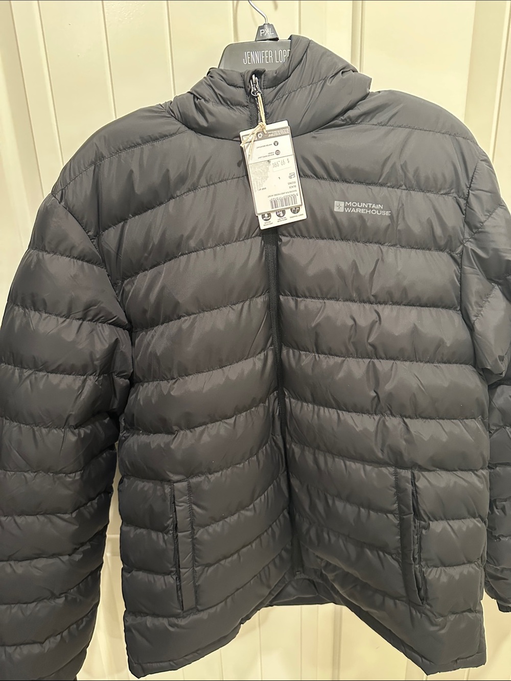 Men's Black Seasons Fur Lined Padded Jacket